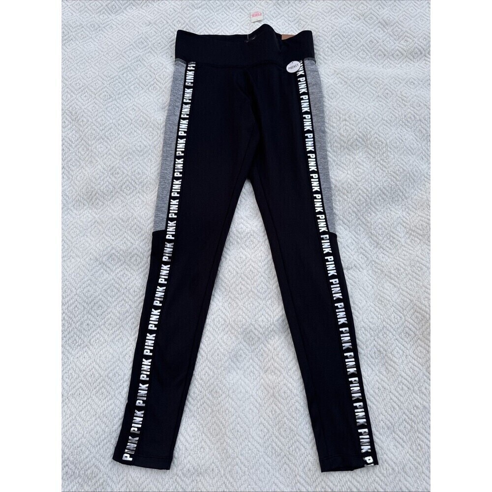 Victorias Secret Pink Ultimate Two Tone Seamless Leggings Yoga Pants Size S